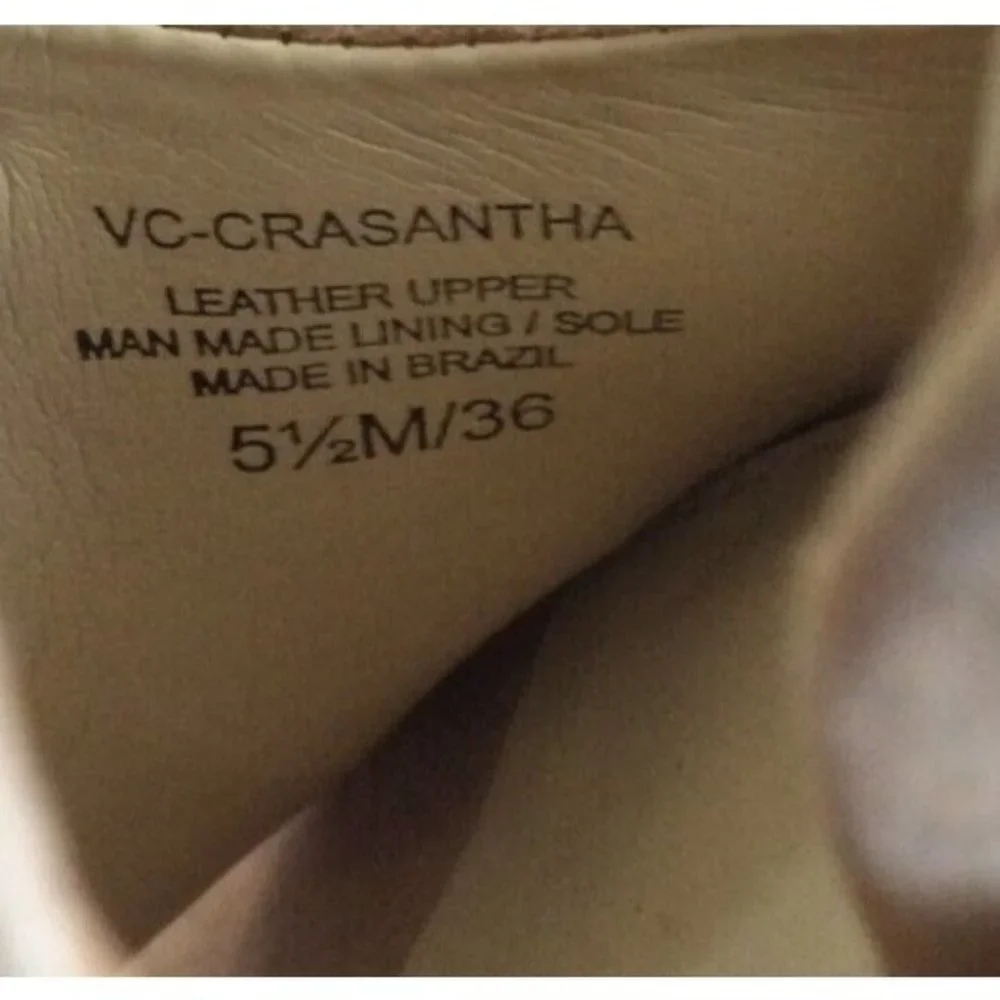 New Vince Camuto Women's Crasantha Open-Toe Slingback Heel Sandal Size 5.5, $130